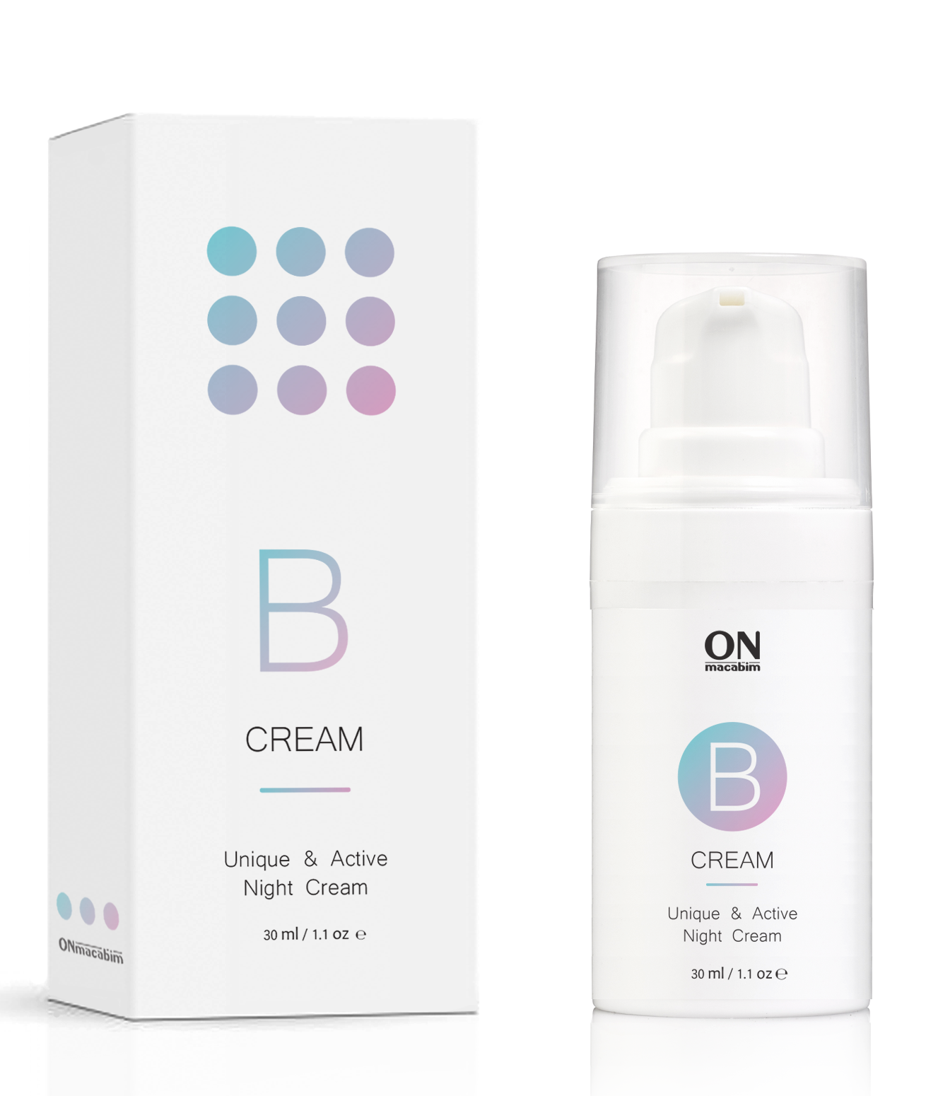 «B CREAM» ACTIVE NIGHT CREAM 30 Ml | ONmacabim